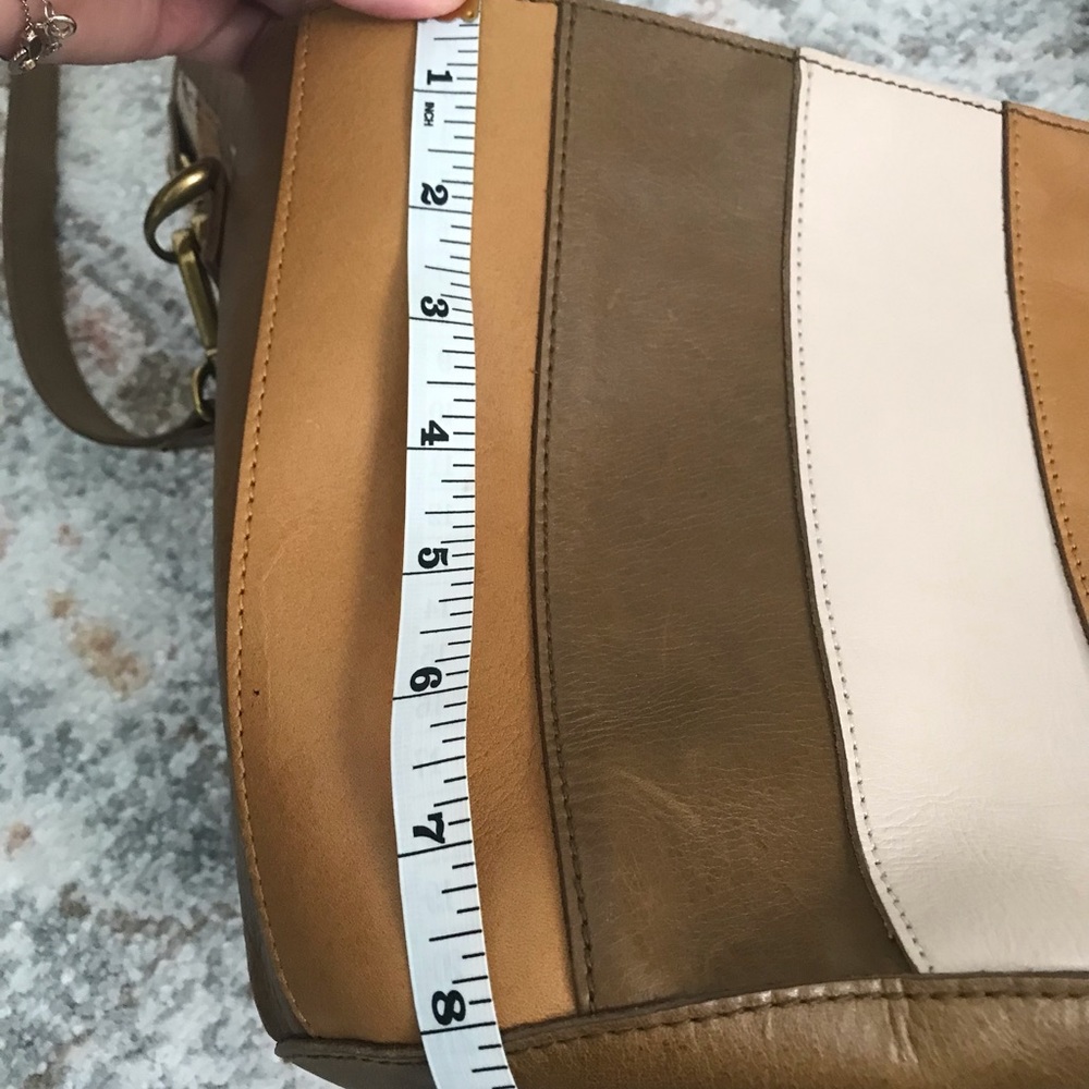 Madewell Tricolor leather Bucket Bag - Picture 3 of 10